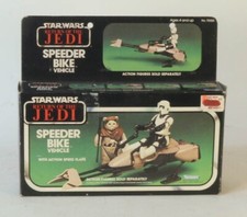 Vintage Star Wars Return Of The Jedi Imperial Speeder Bike Kenner W  Box 1983