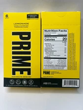 Prime Hydration + Sticks Lemonade Flavor 6 Sticks LOT OF 2 EXP 2025