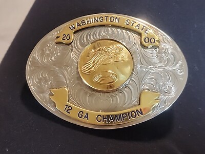 Tilden Trophies German Silver 2000 Washington State 12 GA Champion