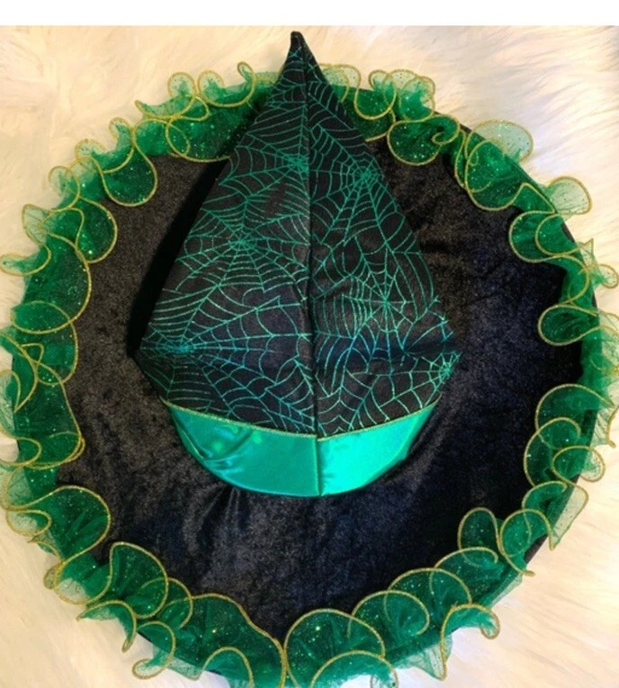 万圣节空心前夜儿童女巫服装 L 码 (6X) — 第 4/4 张图片