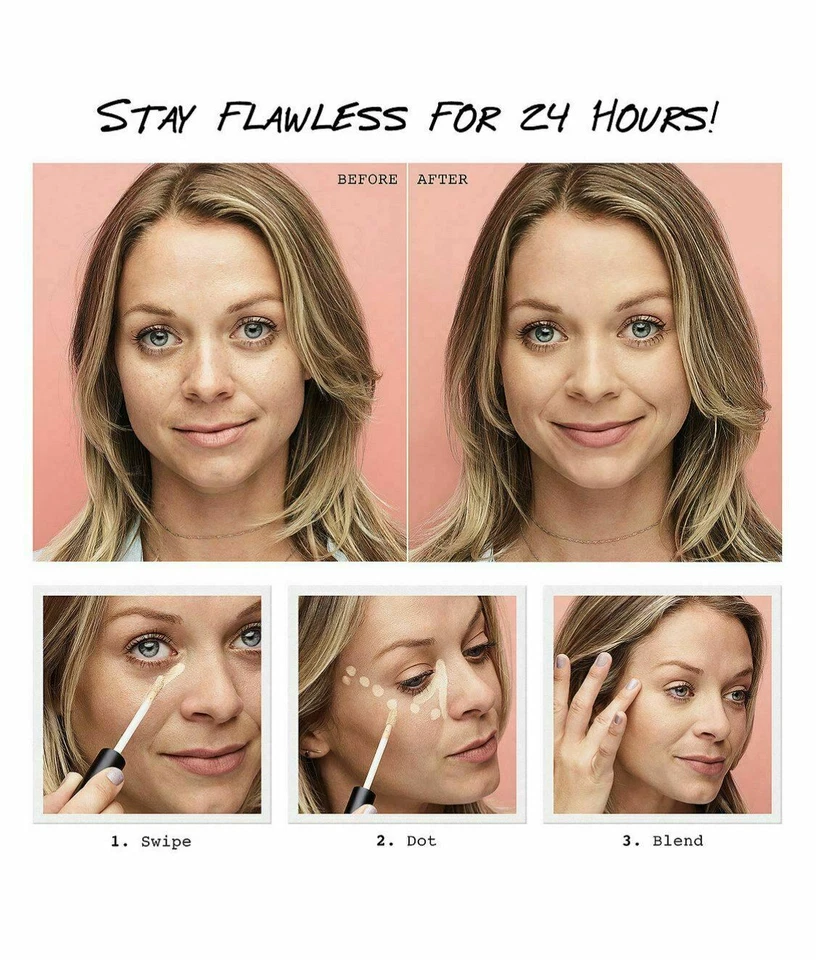 Smashbox Studio Skin Flawless 24 Hour Concealer 0.08 oz PICK SHADE-New In Box - Image 3 of 3