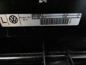 Sitz hinten links 1T0883063D Touran 1T Kombi