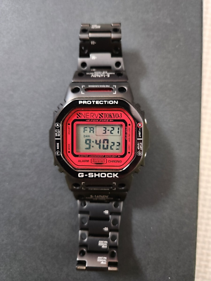 CASIO G-SHOCK DW-5600 EVANGELION NERV Limited Red Dial Men's