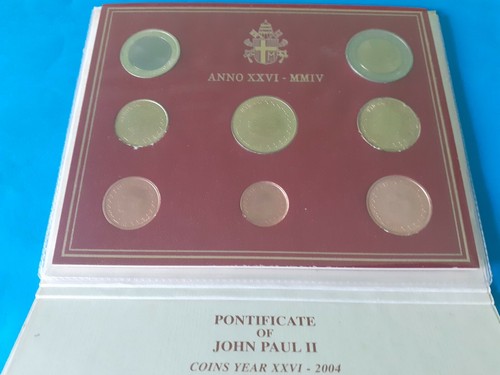EURO SET VATICAN 2004 BU IN FOLDER - Picture 2 of 2