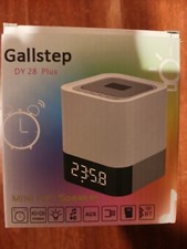 Bluetooth Speaker Clock Digital Alarm Mini HiFi Color Night Lights Gallstep DY28