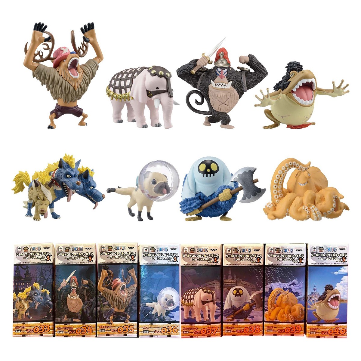 ONE PIECE World Collectable Figure Worcolle ZOO vol.5