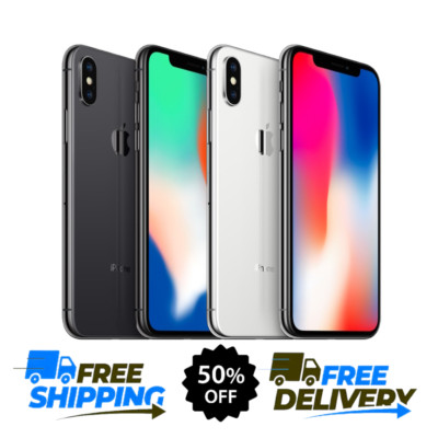 Apple iPhone X 64GB GSM Unlocked Verizon At&t WiFi T-Mobile iOS 4G LTE