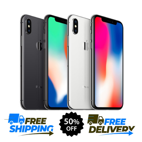 Apple iPhone X 64GB GSM Unlocked Verizon At&t WiFi T-Mobile iOS 4G LTE