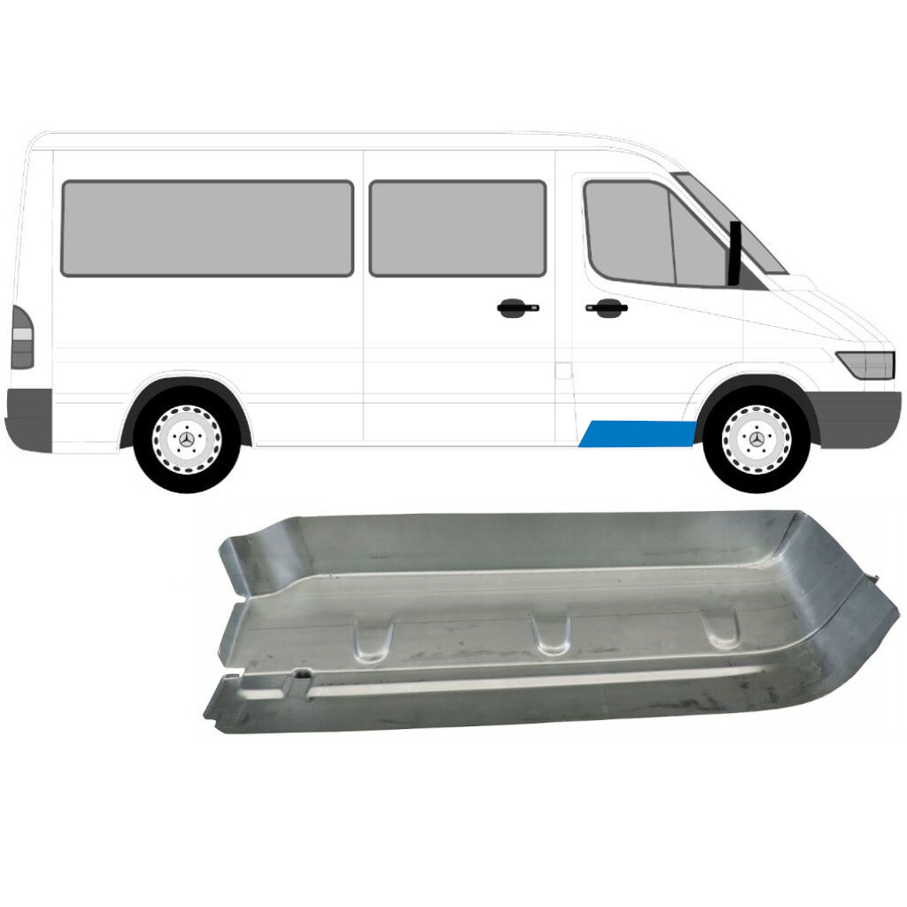 MERCEDES SPRINTER VW LT 1995-2006 FRONT DOORSTEP REPAIR PANEL / RIGHT RH