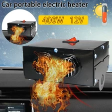 400W Electric Portable Car Heater 12V DC Heating Fan Defogger Defroster Demister