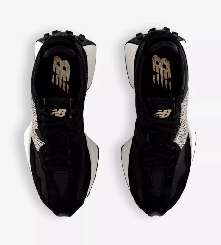 New Balance 327 Black Animal Leopard Print Ladies Women's Trainers - All sizes - Image 4 of 4