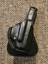 Safariland Paddle Holster 518-183 for Glock Pistol RH Black Leather