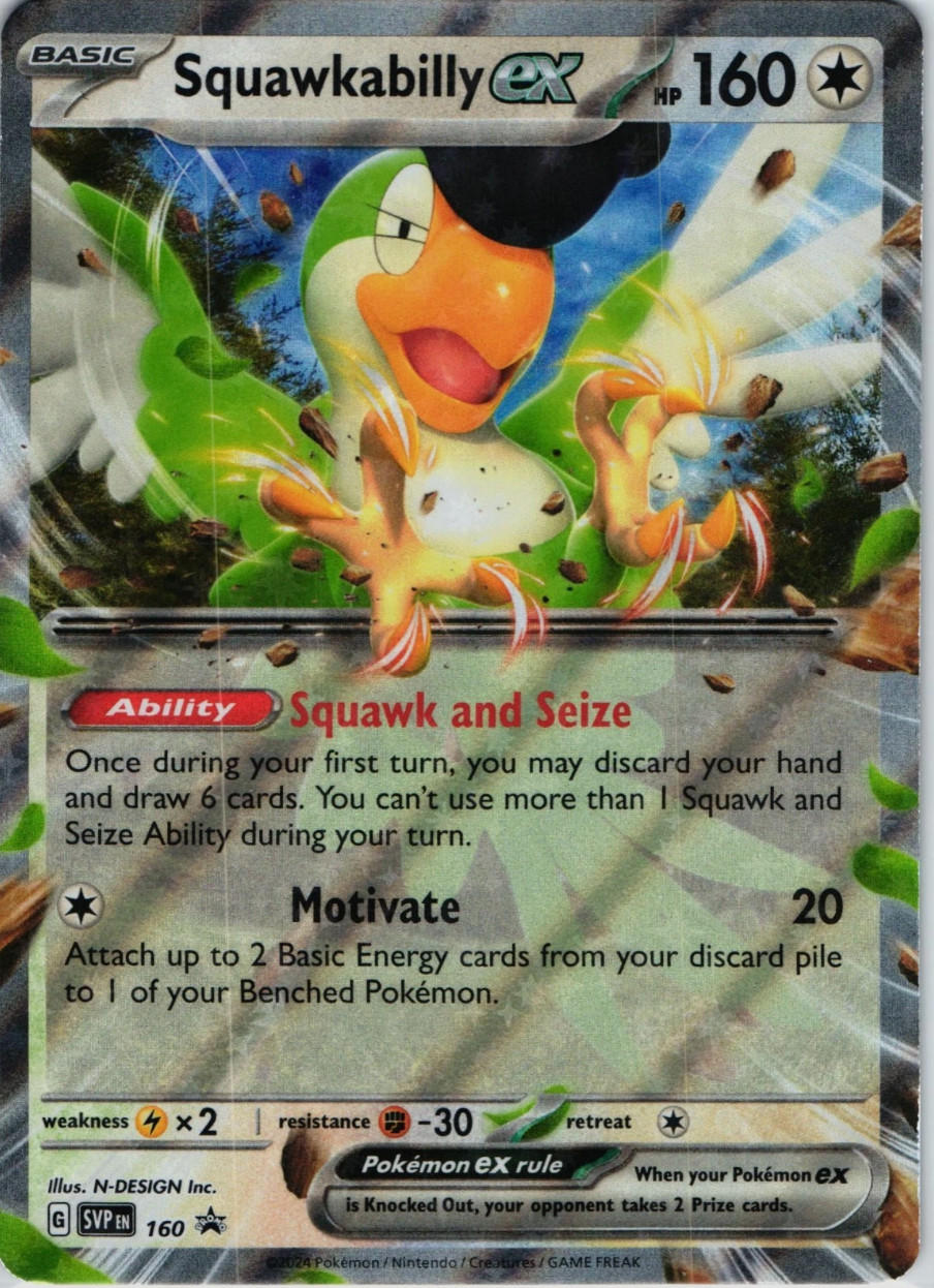 Squawkabilly EX - SVP160 - Black Star Promo - NM/M