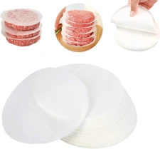 100pcs 12x12cm Unbleached Wax Paper Sheets, Baking Patty Parchment