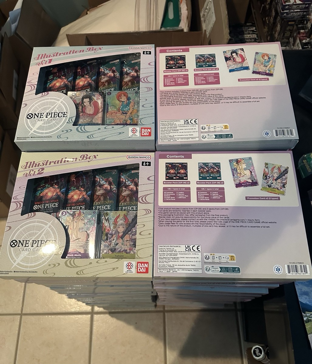 One Piece Illustration Box Volume 1 & 2 Set (Bundle of 2 Boxes - 1