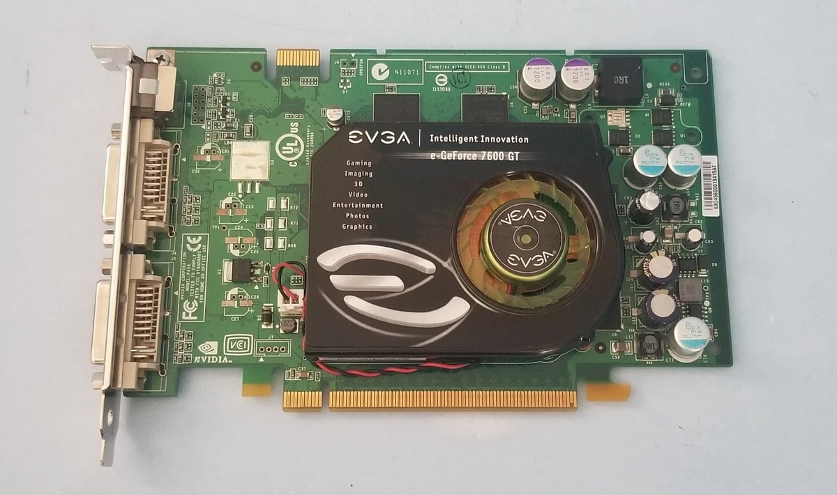 NVIDIA GeForce 7600 GT NVIDIA 256 MB Memory Computer Graphics