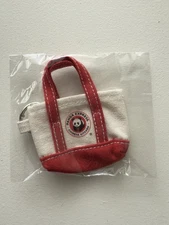 Panda Express mini canvas tote bag charm