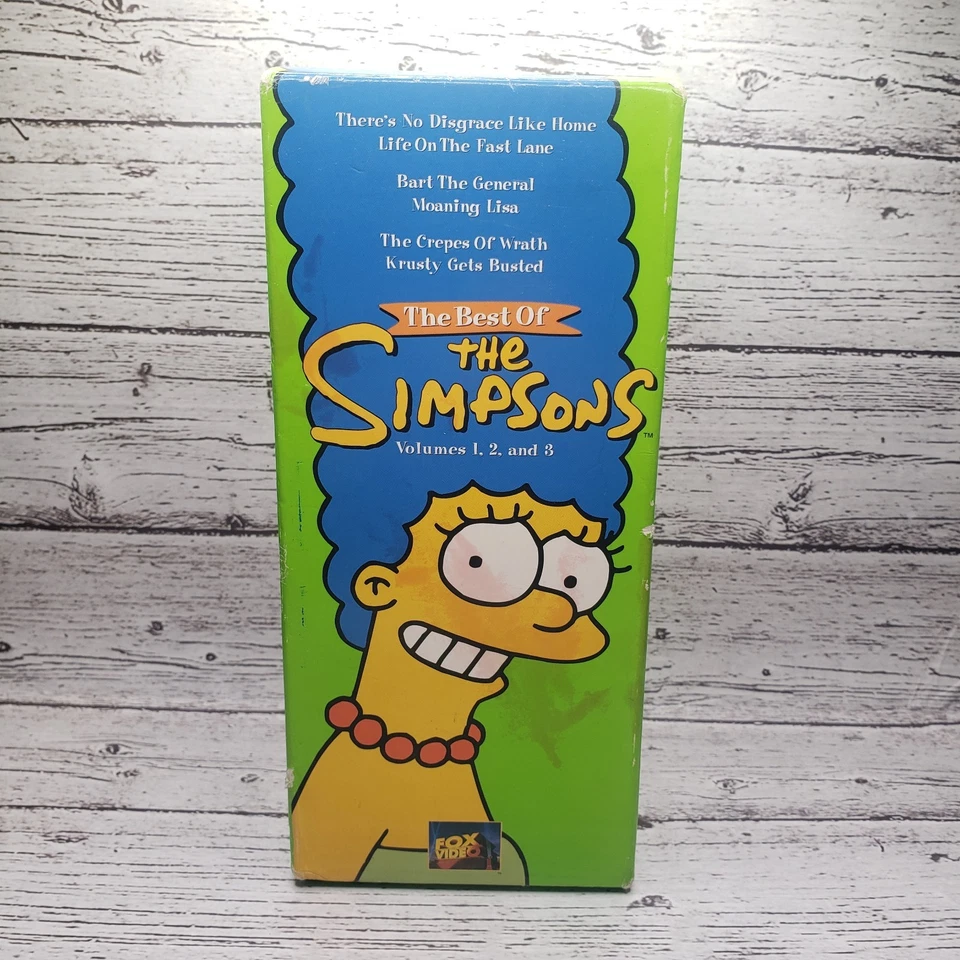 The Best of The Simpsons 1997 VHS Boxed Set 1 Volumes 1, 2 & 3 Fox Video Uncut! - Image 3 of 4