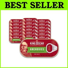 Gourmet Anchovies Fillets in Olive Oil, Pack of 18