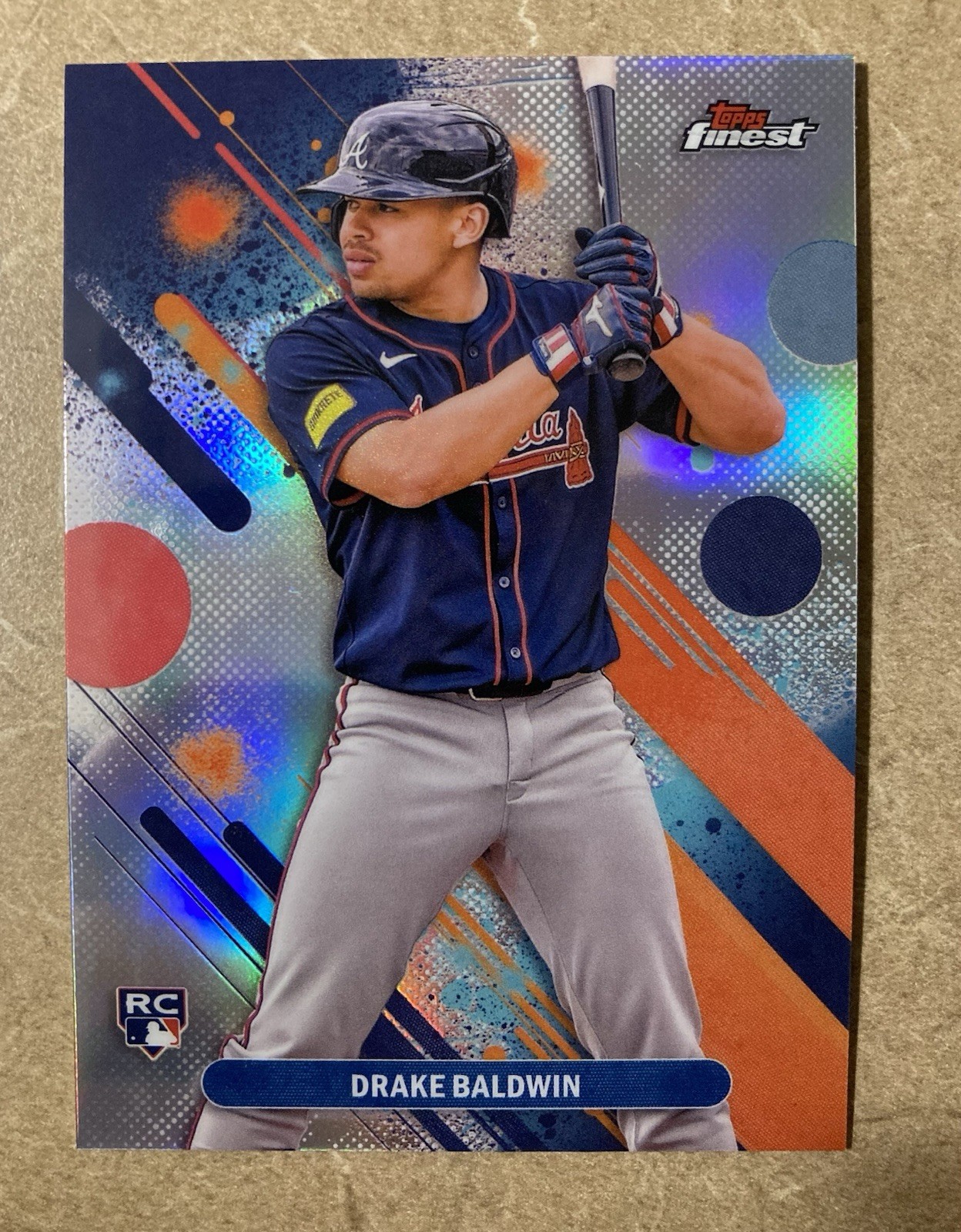 2025 Topps Finest - Drake Baldwin REFRACTOR #21 (RC) ROY - Atlanta Braves