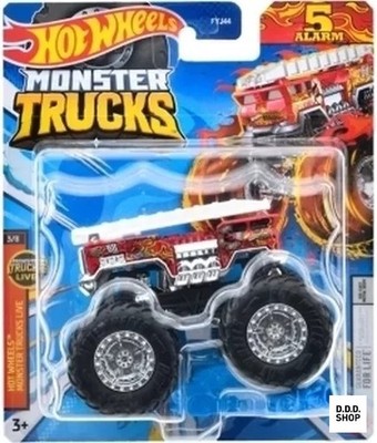 Hot Wheels Monster Trucks 1/64 Five Alarm Diecast Truck Neu