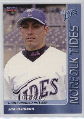 2003 Choice Norfolk Tides Jimmy Serrano Jim Serrano #24 0q3