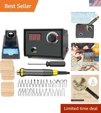 Deluxe Professional Wood Burner Set - Adjustable 25-750℃ & 30 Pen Tips Included