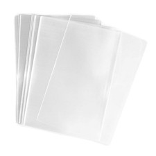 500 PCS 6.5 x 9.5 Inch Clear Flat Cello Bags, Cellophane, Fits 6x9 Items