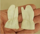 Vintage 1965 Hasbro GI Joe #7531 Ski Patrol Set Pair of White Mittens C6