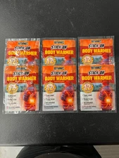 6x Hothands Stick-On Body Warmer Extra Large 12 Hours Heat Air Activated