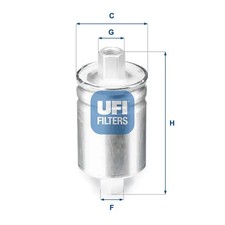 Kraftstofffilter Filtereinsatz 31.750.00 UFI für LOTUS MG ROVER LAND ROVER OPEL