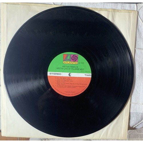 ARETHA FRANKLIN Live Fillmore West Promo LP gatefold VTG Ray Charles RARE insert - Picture 4 of 9