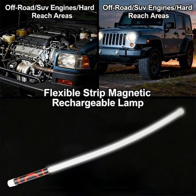 auto repair led rechargeable flashlight USB 550 LUMEN CAR Our brightest flashlight ever 2‑Pack Bendable 27″ LED Flashlight