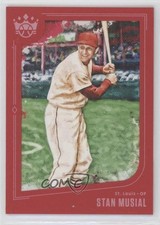 2019 Panini Diamond Kings Red Framed Stan Musial #1 HOF 0c6