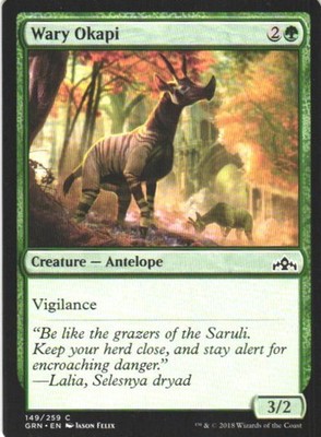 Wary Okapi 149 C Guilds of Ravnica Magic: The Gathering NM/M