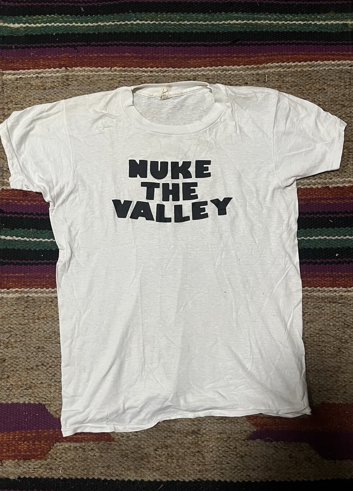 Rare Vintage 1980s 'Nuke The Valley' T-Shirt