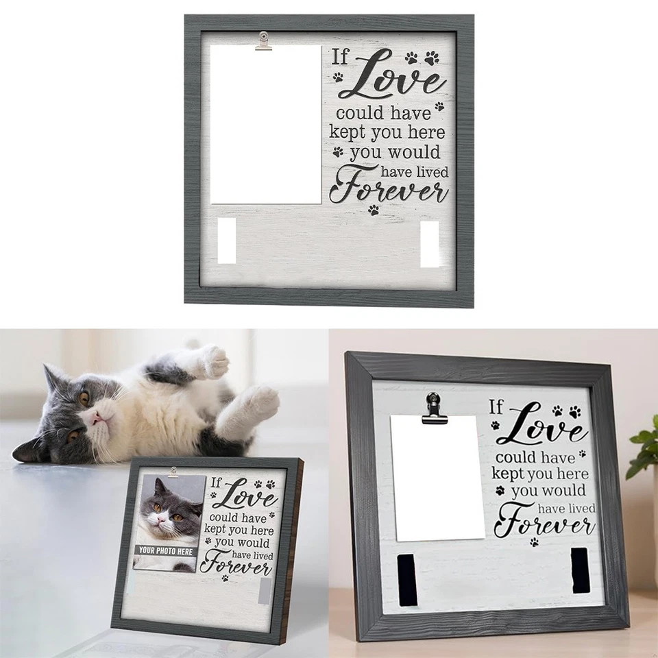 Memorial Frame with Holder for Dog Collar and Space for 4x6 Photo of Your Pet - Image 2 of 4