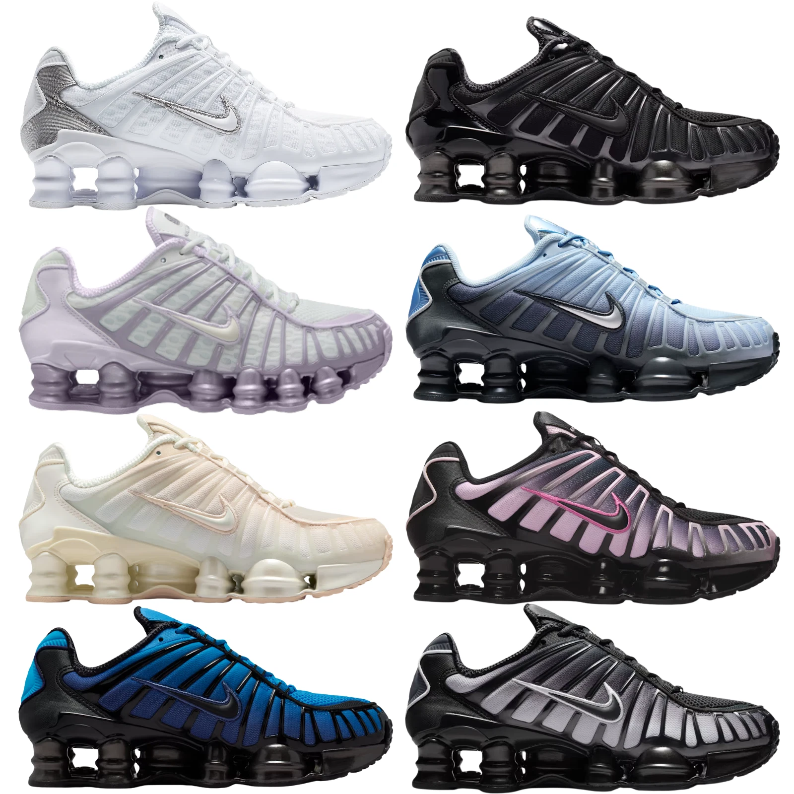 Nike Shox TL Women Sneaker Shoe Size 6-11 New Colors New in Box