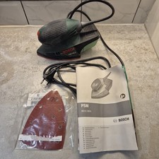 Bosch PSM 100 A 100 Watt Multi-Sander 3603CB7000 BARELY USED In Plastic Case