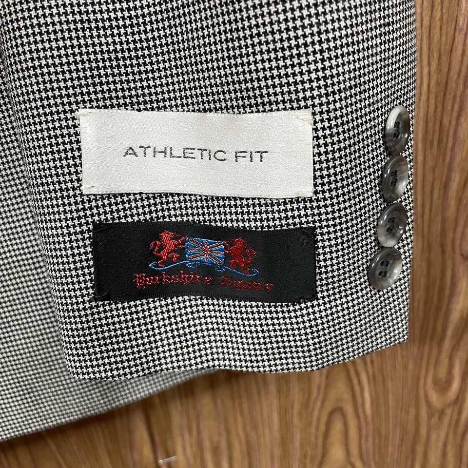 Terno masculino Yorkshire quadrado 2 peças 46S 38x36 multicolorido peito duplo pico - Imagem 4 de 4