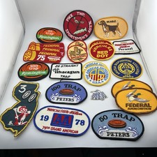 1960's - 70's Lot of 40 Winchester Remington Skeet Trap Shotgun Shooting Patches