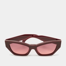 Versace Burgundy MOD 4488 U Frame Cat Eye Sunglasses
