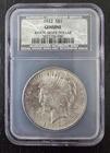 1922 Peace Dollar $1 Binion Silver 0.900 NCS Genuine Cert 5027106-080