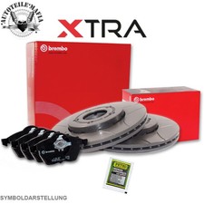 BREMBO Bremsensatz Bremsscheiben Sport Beläge + Petec Paste vorne für OPEL