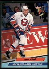 🏒 1992-93 Fleer Ultra  - Derek King Islanders #128
