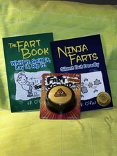 “Fart Sound Button (NIB Requires 2 x AAA & 1.5 Batteries)  & 2 Books” Jokes 😂