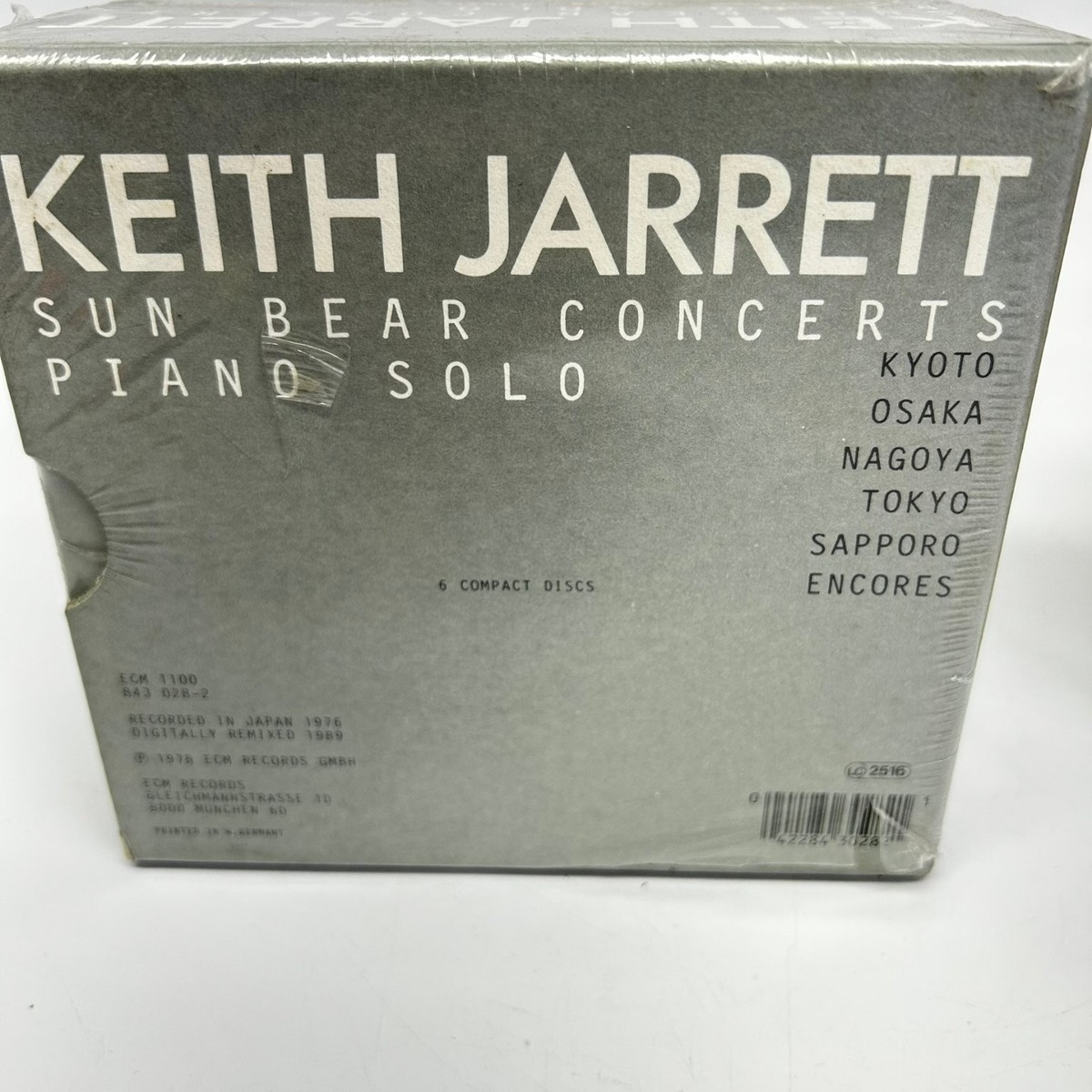Keith Jarrett – Sun Bear Concerts Piano Solo CD 1989 Deluxe 6CD