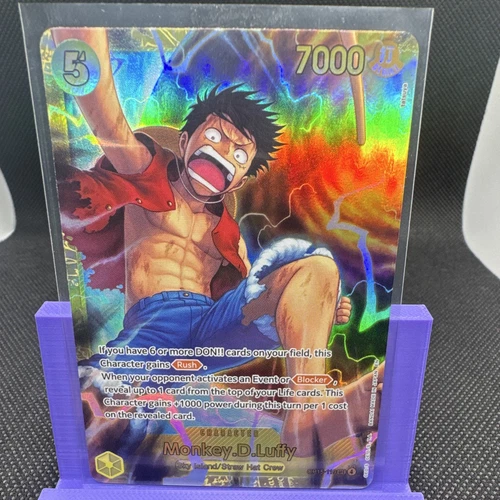 Bandai Monkey D. Luffy OP15-119 500 Years Future Alt Art Holo 7000 Eng