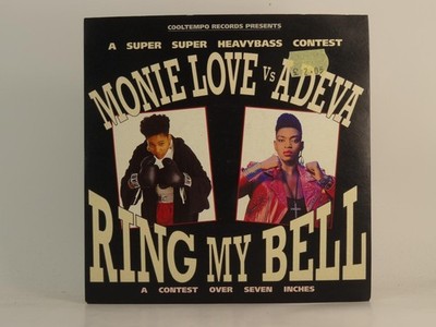 MONIE LOVE VS ADEVA RING ME BELL (67) 2 Track 7'' Single including Picture Sleeve