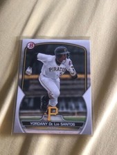 623-2 2023 Bowman Baseball Yordany De Los Santos Pittsburgh Pirates
